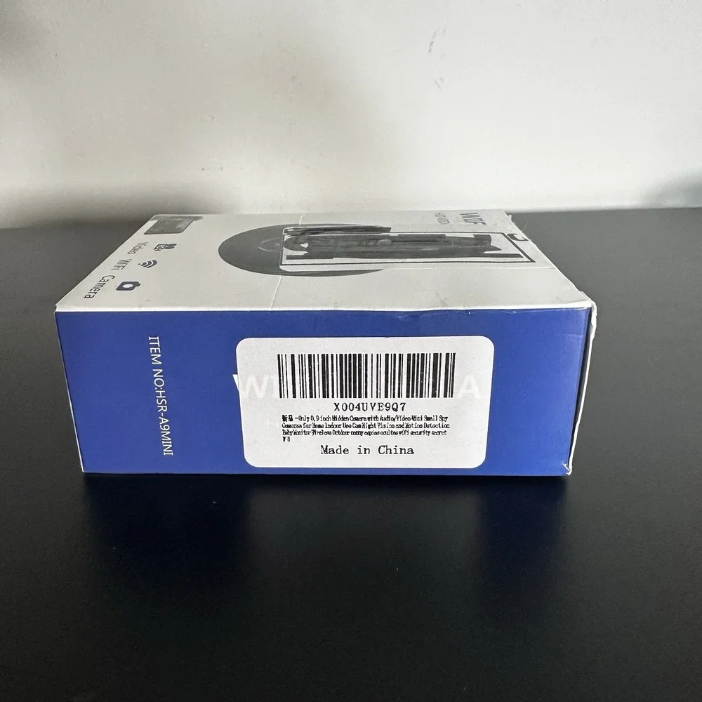 HSR-A9MINI WiFi‎ HD IP Indoor Mini Surveillance Camera, USB Powered, Black